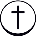 Church cross icon