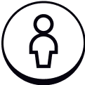 Person icon representing givers